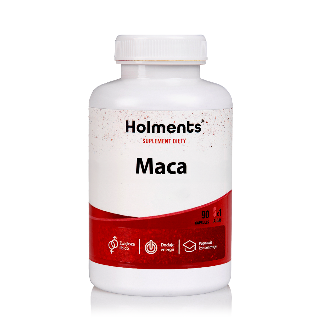 Maca 90 kapsułek 500mg ekstrakt, Siła, Libido