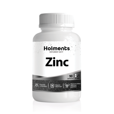 HOLMENTS ZINC 15 mg CYNK+MIEDŹ 90 kapsułek