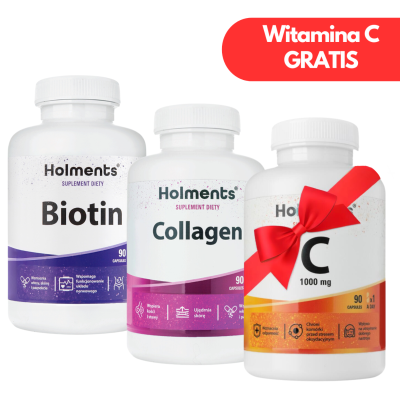 Kolagen + biotyna | GRATIS Witamina C