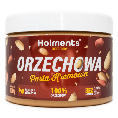 Pasta kremowa orzechowa 100% 500g