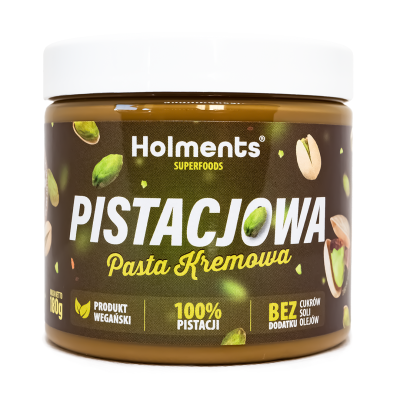 Pasta pistacjowa 100% z prażonych pistacji 180g