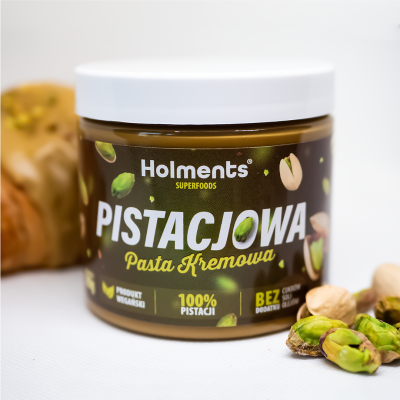 Pasta pistacjowa 100% z prażonych pistacji 180g