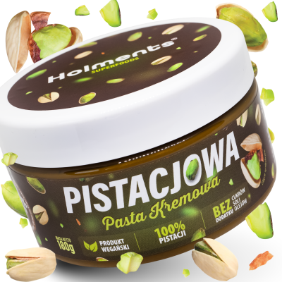 Pasta pistacjowa 100% z prażonych pistacji 180g